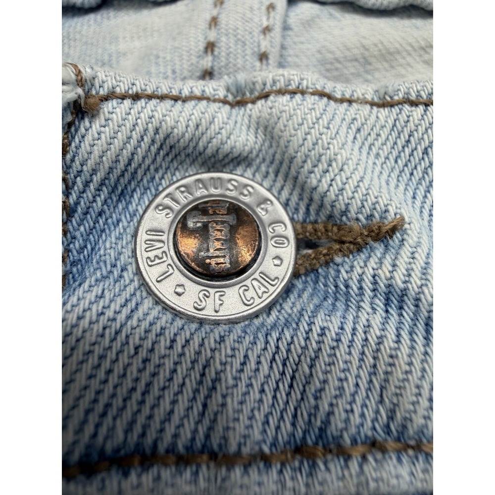 Levis SilverTab LOOSE Vintage Denim Blue Jeans Men's 33x36* Made in USA 90s Punk - Picture 6 of 15